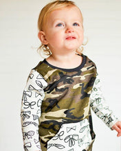 Load image into Gallery viewer, Camo Bow Onesie