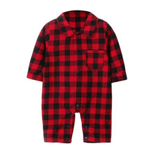 Load image into Gallery viewer, Plaid Romper (Multiple Colors)