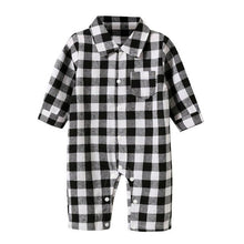 Load image into Gallery viewer, Plaid Romper (Multiple Colors)