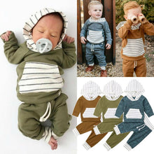 Load image into Gallery viewer, Striped Sweatsuit Outfit