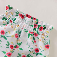 Load image into Gallery viewer, Red Floral Poppy Outfit