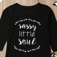 Load image into Gallery viewer, Sassy Little Soul Floral Leopard Print Outfit