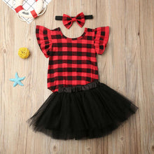 Load image into Gallery viewer, Plaid Tutu Outfit