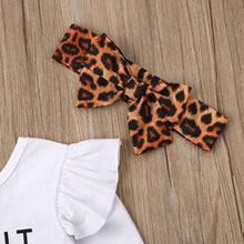 Load image into Gallery viewer, Baby Girl I Got it From My Mama Leopard Print Outfit