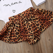Load image into Gallery viewer, Baby Girl I Got it From My Mama Leopard Print Outfit