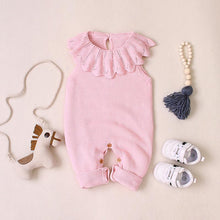 Load image into Gallery viewer, Knitted Ruffle Romper (Multiple Colors)