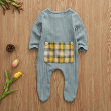Load image into Gallery viewer, Plaid Patch Onesies