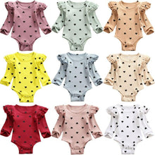 Load image into Gallery viewer, Ruffled Heart Onesies