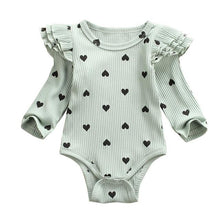 Load image into Gallery viewer, Ruffled Heart Onesies