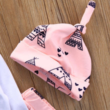 Load image into Gallery viewer, Hello World Romper Teepee Outfit