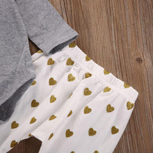 Load image into Gallery viewer, Heart Baby Girl Outfit