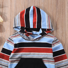 Load image into Gallery viewer, Striped Hoodie Romper