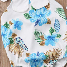 Load image into Gallery viewer, Summer Floral Romper Outfit