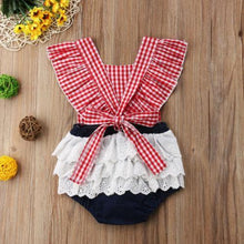 Load image into Gallery viewer, Plaid Paige Romper
