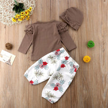 Load image into Gallery viewer, Fly Sleeve Floral Outfit