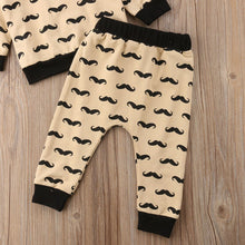 Load image into Gallery viewer, Mustache Sweatsuit Outfit