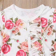 Load image into Gallery viewer, Ruffle Floral Onesie