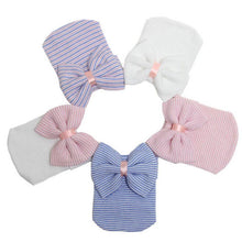 Load image into Gallery viewer, Newborn Baby Girl Bow Hat