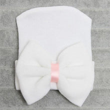 Load image into Gallery viewer, Newborn Baby Girl Bow Hat