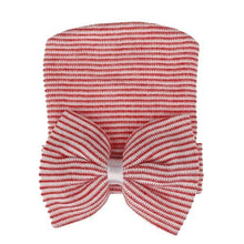 Load image into Gallery viewer, Newborn Baby Girl Bow Hat