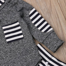 Load image into Gallery viewer, Gray Stripes Outfit