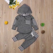 Load image into Gallery viewer, Gray Stripes Outfit