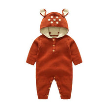 Load image into Gallery viewer, Knitted Animal Rompers