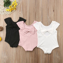 Load image into Gallery viewer, Back Bow Onesie (Multiple Colors)