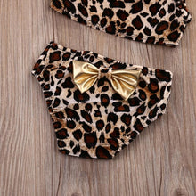 Load image into Gallery viewer, Leopard Print Bikini + Headband