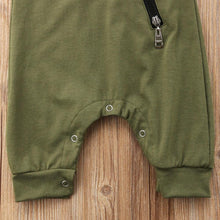 Load image into Gallery viewer, Hooded Zipper Romper