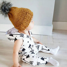 Load image into Gallery viewer, Hooded Arrow Romper