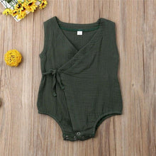 Load image into Gallery viewer, Vintage Lace Up Romper