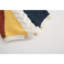 Load image into Gallery viewer, Knitted Patchwork Romper