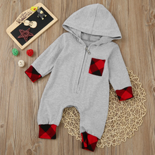 Load image into Gallery viewer, Plaid Romper Jumpsuit
