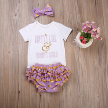 Load image into Gallery viewer, Daddy's Girl Mommy's World Outfit Set
