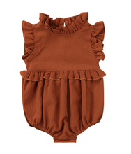 Load image into Gallery viewer, Ruffle Romper (Multiple Colors)
