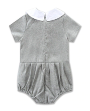 Load image into Gallery viewer, Suit Romper + Bow Tie
