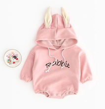 Load image into Gallery viewer, Rabbit Hooded Romper

