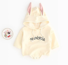 Load image into Gallery viewer, Rabbit Hooded Romper
