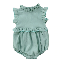 Load image into Gallery viewer, Ruffle Romper (Multiple Colors)
