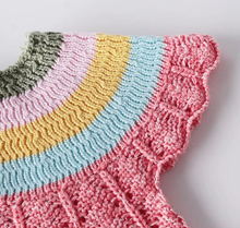 Load image into Gallery viewer, Striped Knitted Romper
