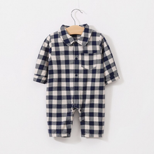 Load image into Gallery viewer, Plaid Romper (Multiple Colors)
