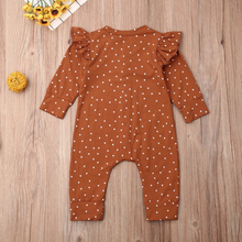 Load image into Gallery viewer, Polka Dot Ruffle Onesie

