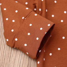 Load image into Gallery viewer, Polka Dot Ruffle Onesie
