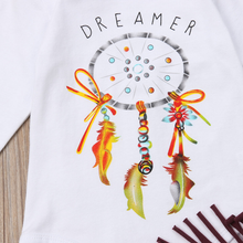 Load image into Gallery viewer, Dream Catcher Romper Tassel Pants Headband Outfit
