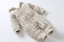 Load image into Gallery viewer, Knitted Hoodie Jumpsuit (Multiple Colors)
