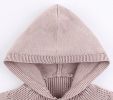 Load image into Gallery viewer, Knitted Sweater Hoodie Romper (2 Colors)
