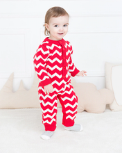 Load image into Gallery viewer, Chevron Knitted Romper (2 Colors)
