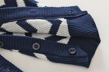 Load image into Gallery viewer, Chevron Knitted Romper (2 Colors)
