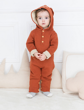 Load image into Gallery viewer, Knitted Animal Rompers

